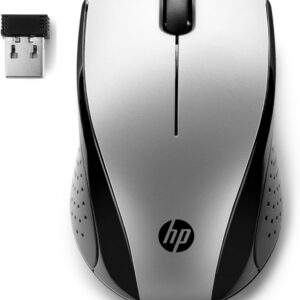 HP X3000 G3 Wireless Mouse Silver, up to 15-Month Battery,Scroll Wheel, Side Grips for Control, Travel-Friendly, Blue LED, Powerful 1600 DPI Optical Sensor, Win XP,8, 11 Compatible (683N9AA#ABL)