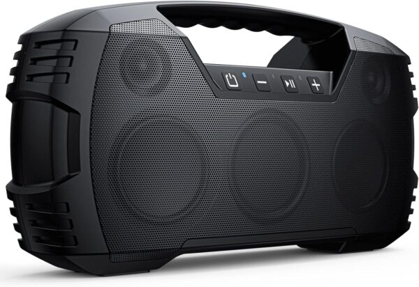 IPX7 Waterproof Bluetooth Speaker, 40W(60 Peak) Portable Wireless Speakers with Subwoofer, 32H Playtime, Stereo Loud Sound, Deep Bass, Bluetooth 5.0 with Handle for Pool, Beach, Outdoor, Gifts