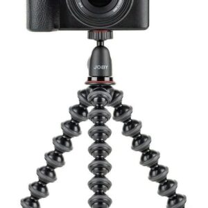 JOBY GorillaPod Compact Tripod Kit with Ballhead for Mirrorless Cameras up to 2.2 lbs. Black/Charcoal.