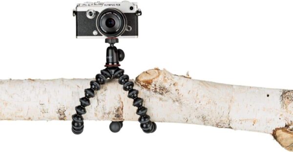 JOBY GorillaPod Compact Tripod Kit with Ballhead for Mirrorless Cameras up to 2.2 lbs. Black/Charcoal. - Image 2