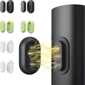 Magnetic Remote Control Holder Self-Adhesive Wall Mount, 6 Pack Upgraded Silicone Organizer Storage Wall Holder for Home Office TV, Fan and Air Conditioner Remote Control