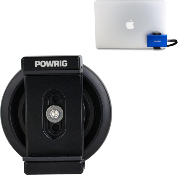 Magnetic SSD External Drive Holder Clamp for Samsung T5/T7/T9, and More – Universal Quick-Release Mount for iPad, Laptop, Desktop, Xbox, PS5 and More