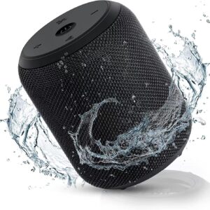NOTABRICK Bluetooth Speakers, 15W Portable Speakers Bluetooth Wireless V5.0 with Stereo Sound, Active Extra Bass, IPX6 Waterproof Shower Speaker, Double Pairing, for Party, Home Theater, Game Theater