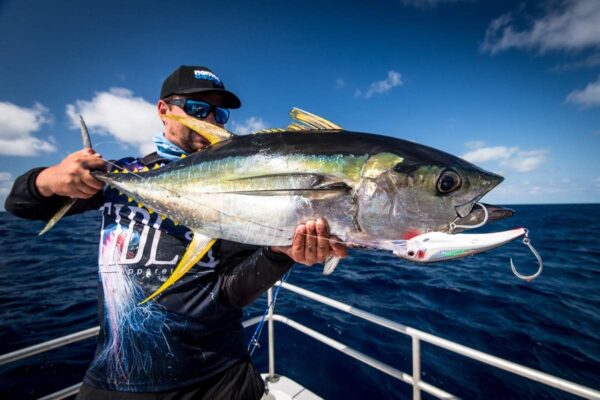 Nomad Design DTX Minnow 140 with Patented Autotune System - Distressed Baitfish Swimming Action, Hydrospeed Belly Eyelet for Faster Trolling - Image 2