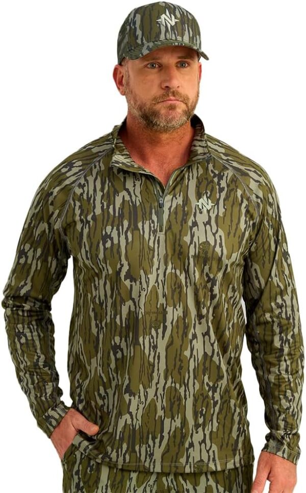 Nomad Men's Mirage 1/4 Zip, Performance Hunting Pullover Shirt