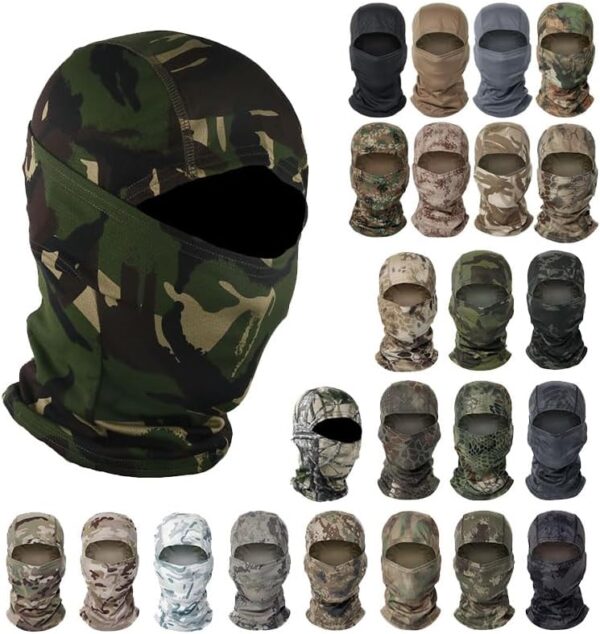 Outdoor Sports Airsoft Shooting Face Protection Gear Tactical Cycling Mask Tactical Camouflage Hood - Image 2