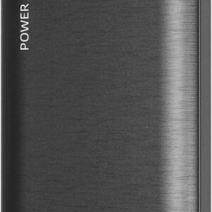 Power Bank 10000mAh Portable Charger Slim External Battery Pack with 2 USB 2.4A Outputs and USB C In/Out Compatible with Huawei iPhone 16 15 14 13 12 iPad Samsung Galaxy S20 Android Tablet (Black)