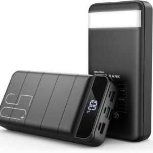 Power Bank Fast Charging 50000mAh - 22.5W Portable Charger USB C Quick Charge with 4 Outputs & 3 Inputs LED Display Huge Capacity External Battery Pack for iPhone, Samsung, iPad etc