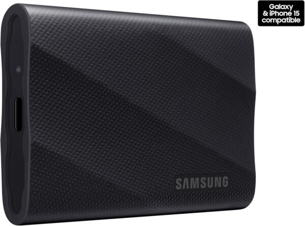 SAMSUNG T9 Portable SSD 4TB, USB 3.2 Gen 2x2 External Solid State Drive, Seq. Read Speeds Up to 2,000MB/s for Gaming, Students and Professionals,MU-PG4T0B/AM, Black (pack of 1) - Image 2