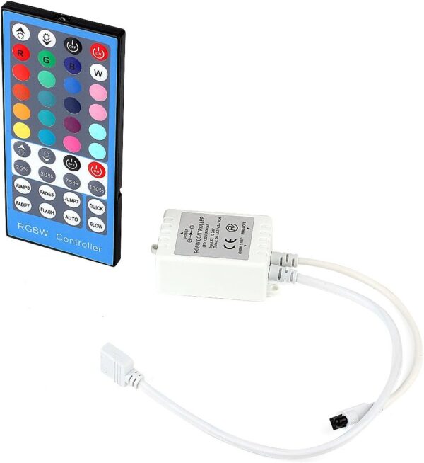 SUPERNIGHT RGBW LED Light Strip Remote Controller, 40 Keys IR Remote Controller Replacement for SMD 3528 5050 Flexible LED Strip Lights - Image 2