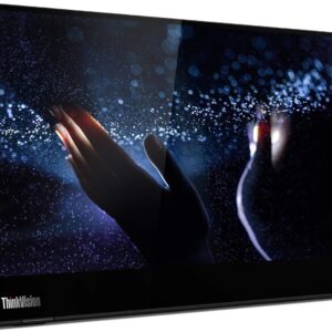 ThinkVision M14t USB-C Mobile Monitor with Touch Screen - Black