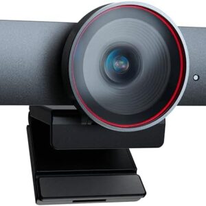 WYRESTORM 4K Webcam with AI Tracking, 120° FOV Wide Angle, Auto Framing, 90fps, 8X Digital Zoom, Dual AI Noise-canceling Mics, Video Conference Room Camera, Zoom Certified, Works for Microsoft Teams