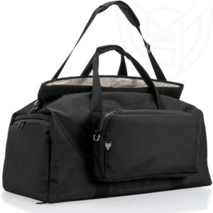 ~ Xecutive Transport Faraday Duffel Bag with Removable XTECH Pouch for Computer Towers and Other Large Electronics ~ Data Security for Executive Travel ~ Shoulder Strap Included