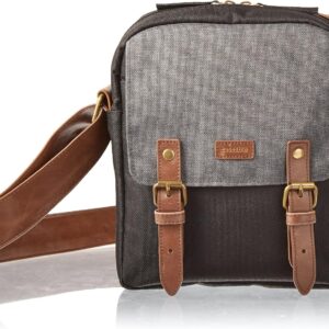 caseable shoulder travel bag for Kindle in black / grey