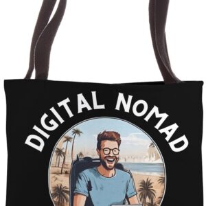 Digital Nomad No Pants Required - Digital Nomad Tote Bag