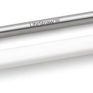 LifeStraw Sip – Reusable Stainless Steel Water Filter Drinking Straw