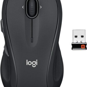 Logitech M510 Wireless Mouse, Mouse for Laptop and PC with USB Unifying Receiver, Programmable Buttons - Graphite