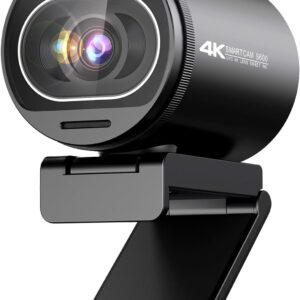EMEET S600 4K Webcam for Streaming - Sony 1/2.5'' Sensor, PDAF Autofocus, 1080P@60FPS, 2 Noise Reduction Mics, Built-in Privacy Cover, 73° FOV, Streaming Camera for Live Commerce/Gaming/Beauty