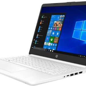 2020 HP 14" HD (1366 x 768) Thin and Light Laptop PC, Intel Celeron N4020 Dual-Core Processor, 4GB DDR4 Memory, 64GB eMMC, HDMI, WiFi, Bluetooth, Windows 10 S, 1 Year Microsoft 365, Snowflake White