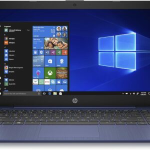 HP Stream 14-inch Laptop, Intel Celeron N4000, 4 GB RAM, 64 GB eMMC, Windows 10 Home in S Mode With Office 365 Personal For 1 Year (14-cb185nr, Royal Blue)