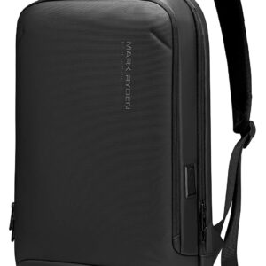 MARK RYDEN Slim Laptop Backpack for Men, High Tech Backpack with Scratch Resistant Shell and USB Charging Port, Waterproof Business Backpack Ideal for Working, Commuting, Daily