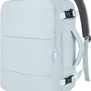 Taygeer Carry On Backpack, 35l Travel Backpack for Women Airline Approved, Cute Underseat Personal Item Travel Bag With Shoe Compartment, Casual Daypack Gifts for Friend Hiking Outdoor Weekend,Blue