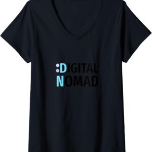 Digital nomad essential classic V-Neck T-Shirt