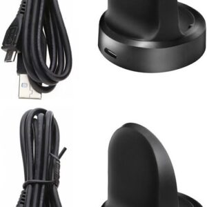 Emilydeals Gear S3 Charger, Gear S3 Smart Watch Charging Cradle Dock for Samsung Gear S3 Classic/Frontier Smart Watch (2-Pack)