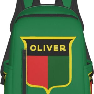 Oliver Farm Tractors And Equipment Lightweight Backpack For Women Men, Casual Polyester Daypack Bookbag Travel Hiking Bag, Durable Laptop Backpack