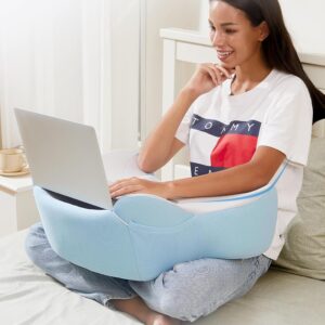 Reading Pillow, Lap Desk, Soft Laptop Pillow for Lap, Portable Desk, Gaming Pillow for Bed, Couch, Car