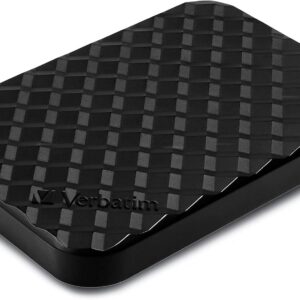 Verbatim 256GB Portable SSD External Hard Drive Store ‘n’ Go USB 3.2 Gen 1 USB-C Adapter Included - External Solid State Drive