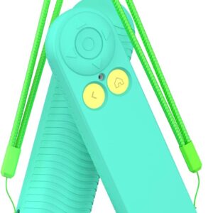 Silicone Remote Case Cover for Nex Playground Game System Remote, Anti Slip Shockproof Remote Protective Sleeve Compatible with Nex Playground Game System Remote,Remote Case with Lanyard (Green)