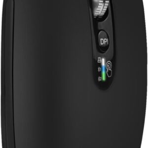 Wireless Bluetooth Mouse,USB+BT×2,Slim Pebble Multi Device Small Travel Mice,Metal 4 Way Super Scrolling,± 3000 DPI,8 Buttons,Quiet,Portable,Long Battery for Laptop,Computer,Tablet,Mac,iPad,PC,Phone