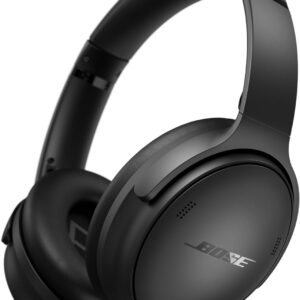 Bose QuietComfort Wireless Noise Cancelling Headphones, Bluetooth Over Ear Headphones with Up to 24 Hours of Battery Life, Black (Renewed)