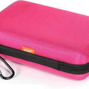 Electronics Tech Organizer Portable Travel Case - Hard Shell Protective Carrying Case for External Hard Drive, Phone Charger, Power Bank, Small Gadgets Storage Pouch Bag