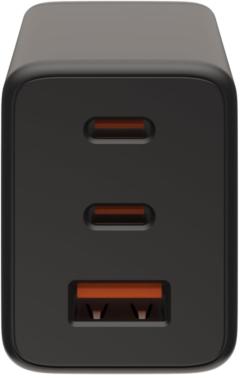 URBAN ARMOR GEAR UAG SRG 65W GaN 3-Port Wall Charger - USB USB-C Multiport Foldable Compact Travel PD 3.0 Quick Charging Power Adapter for Smartphone & Tablet, Black - Image 4