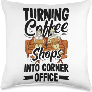 Flexibility Essentials for the Modern Freelancer Throw Pillow