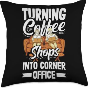 Flexibility Essentials for the Modern Freelancer Throw Pillow