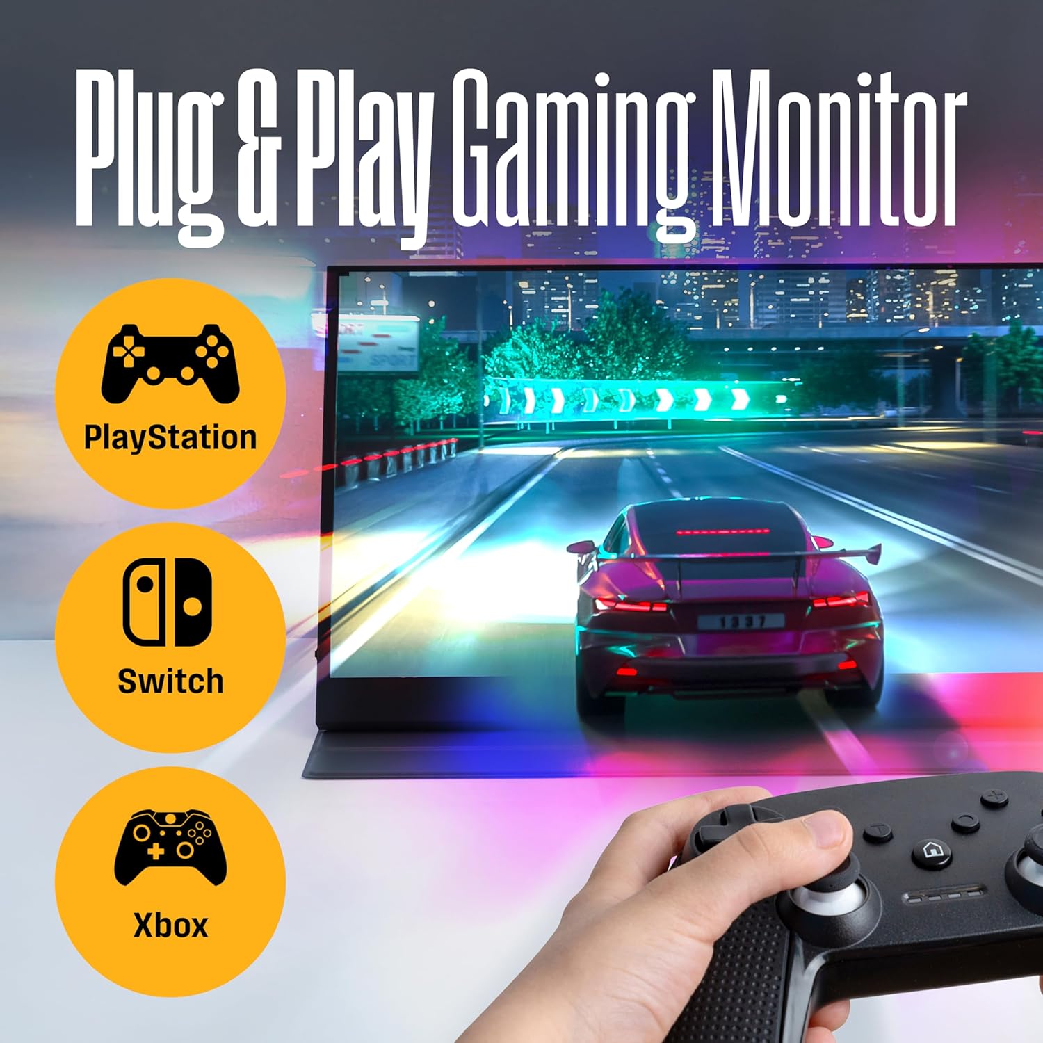 Westinghouse 15.6 Inch Portable Monitor for Laptop & Travel, 1080p, 60Hz, IPS Display, Full HD Screen with Magnetic Protective Cover, Built in Speakers, 1x Mini HDMI, 1x USB Type-C - Image 6