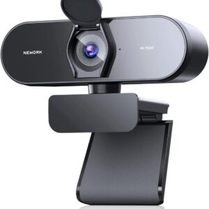 4K Webcam for PC with PDAF & CDAF Dual-autofocus, Ultra 4K HD, 2 Noise Reduction Mics, Auto Light Correction, USB-A, Privacy Cover, 79°FOV, Streaming Camera for PC, Mac, Laptop, Video Calls