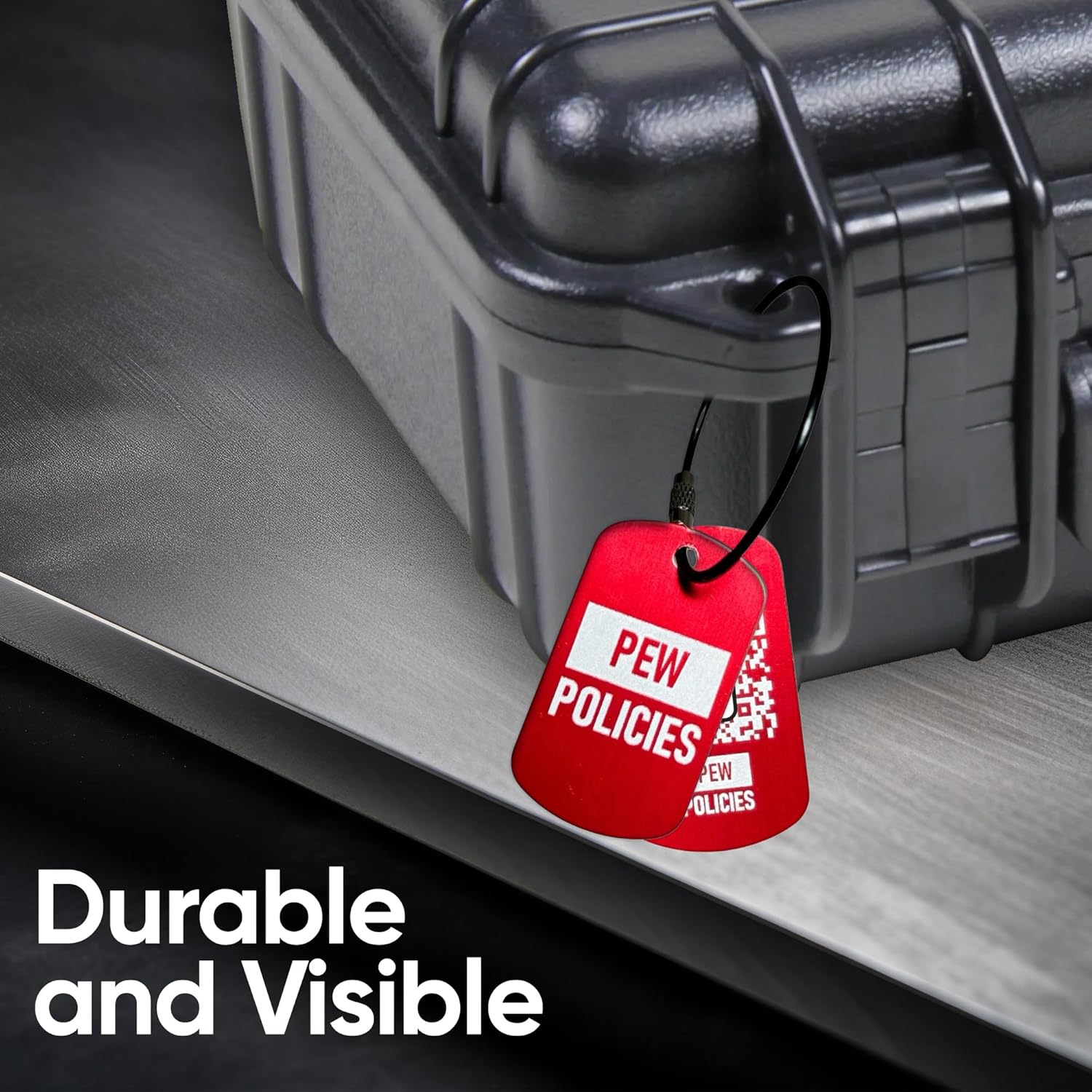 HANDLEITGRIPS Metal Luggage Tags Personalized – Custom 2-Pack, Heavy Duty Engraved Smart Luggage Tags, Tuff Tags for Suitcases Aluminum Tags, Travel Ready - Image 6