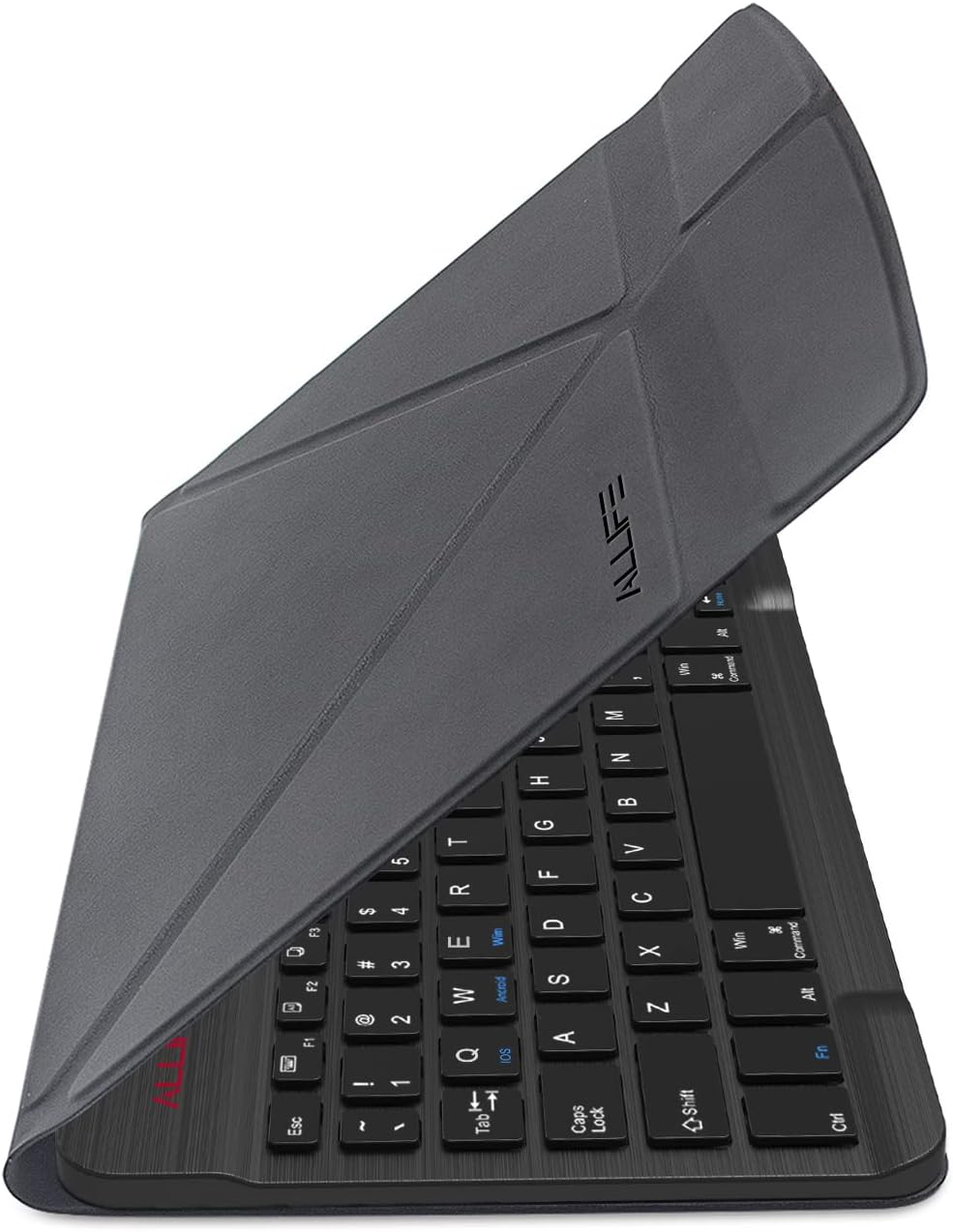 ALLIFE Universal Ultra Light Slim Portable Wireless Bluetooth 3.0 Keyboard for iOS iPad iPad Air, Pro, Mini, Android, Windows Tablets PC Smartphone with Protection Case Stand - Image 4