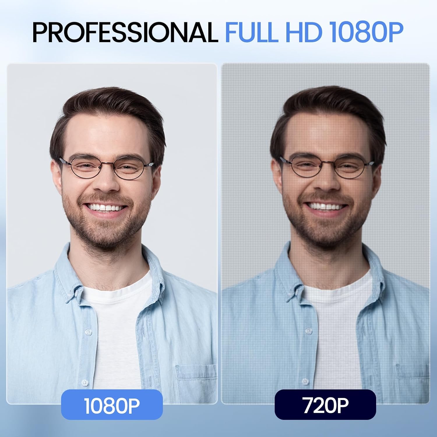 EMEET C960 1080P Webcam with Microphone, 2 Mics, 90° FOV, USB Type-A & A-to-C Adapter, Fixed Focus, Plug&Play Computer Camera for Zoom/Teams/Facetime/YouTube/Google Meet/Switch 2 Camera, 2025 Version - Image 2