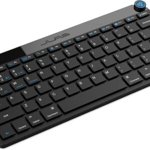 JLab Go Wireless Keyboard, Black, Connect Via Bluetooth or USB Wireless Dongle, Multi-Device Ultra-Compact for a Minimalist or Portable Set-Up (1 Pack)