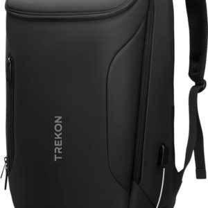 TREKON Smart Business Backpack – Waterproof Travel Laptop Bag for 17.3” Notebook With USB Charging Port – High-Tech Design for Work & Travel