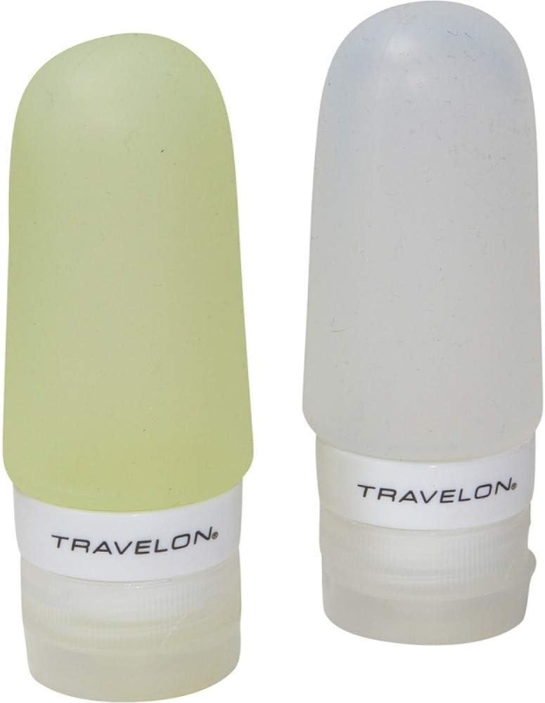 Travelon Set Of 2 Smart Tubes, 2 Ounce, Green/Clear, One Size