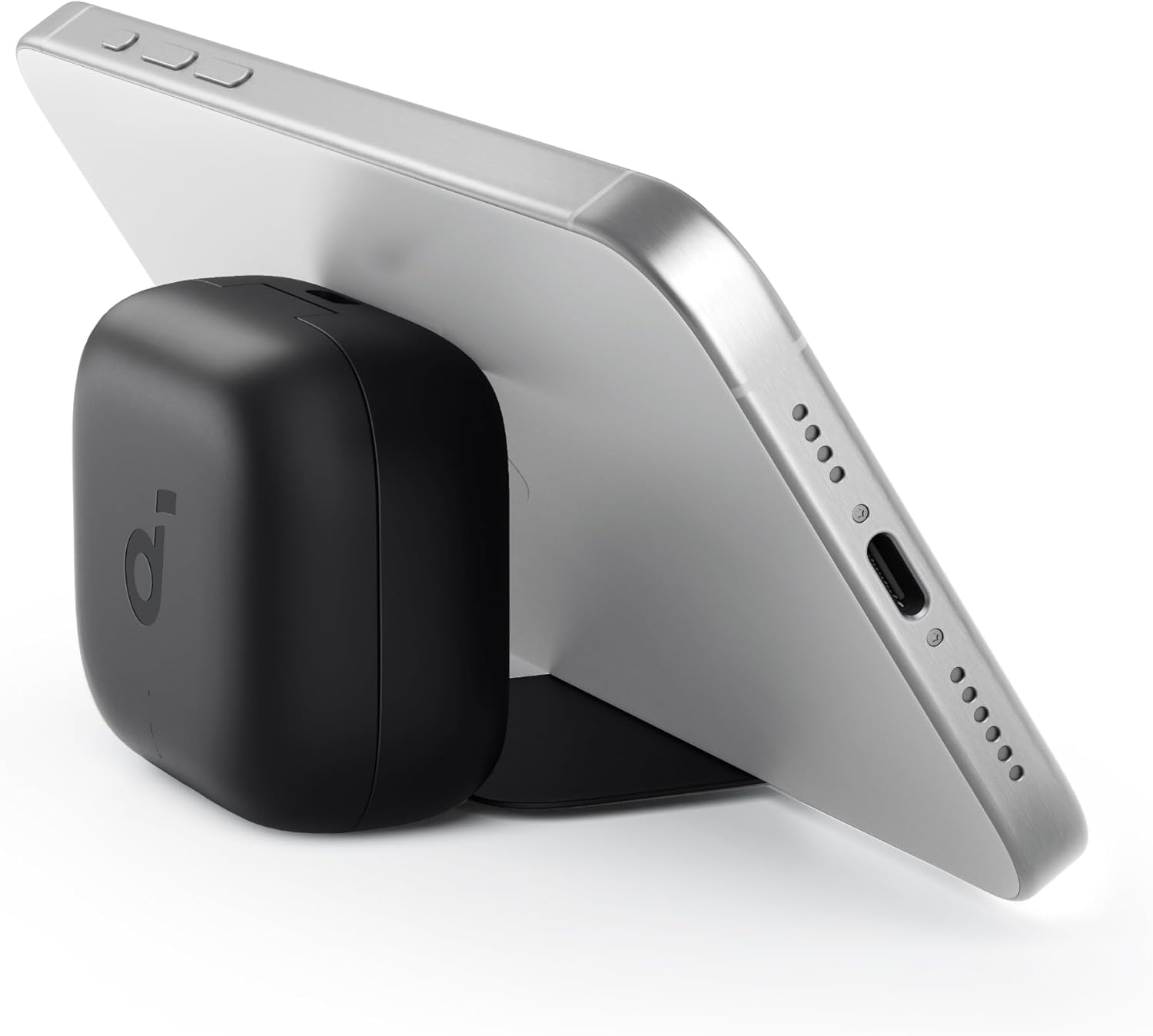 Soundcore P30i by Anker Noise Cancelling Earbuds, Strong and Smart Noise Cancelling, Powerful Bass, 45H Playtime, 2-in-1 Case and Phone Stand, IP54, Wireless Earbuds, Bluetooth 5.4 (Black) - Image 3