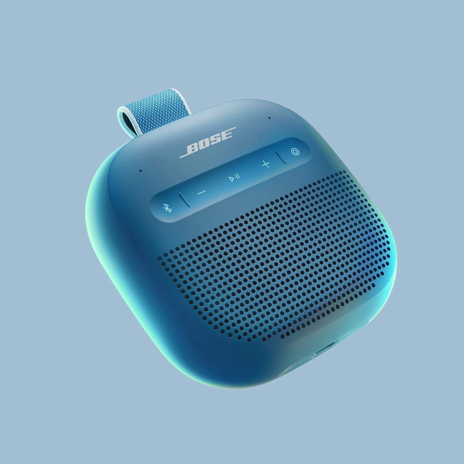 Bose SoundLink Micro Portable Bluetooth Speaker (2nd Gen), Wireless Outdoor Speaker, Up to 12 Hours Battery Life, Waterproof and Dustproof, Blue Dusk - Image 2