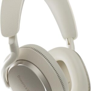 Bowers & Wilkins Px7 S3 Wireless Headphones Over Ear Noise Cancelling, Active Noise Cancelling & Transparency Mode, Hi-Res Sound, Bluetooth, 30-Hr Playtime, Quick Charge, Canvas White