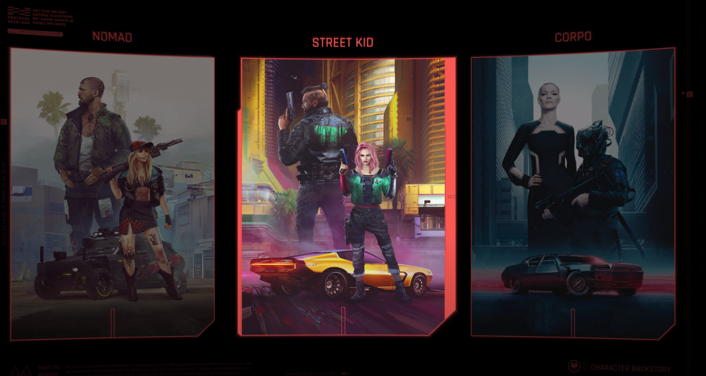 Exploring Your Journey in Cyberpunk 2077: Street Kid, Nomad, or Corpo